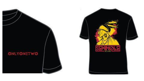 SEMINOLE LOGO T-SHIRT - BLACK